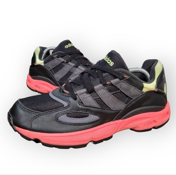 ADIDAS LXCON 94 Core Black/Grey Six/ Solar Red Sneakers Athletic shoes Size 10 - Picture 17 of 17
